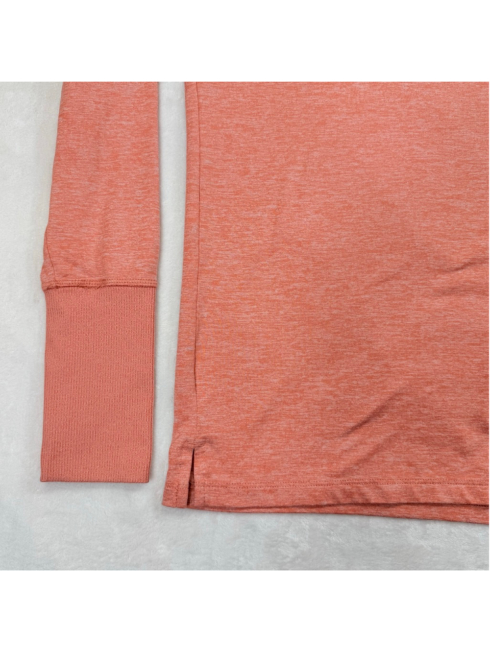 Women's Nike Coral Dri-Fit Long Sleeve Running Tee Activewear Small Thumb Holes - Picture 3 of 14